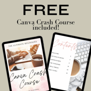 Canva eBook Creator, Online Course Workbook Template, Guide to Make eBook, 250 Page Template